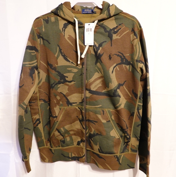 Polo Ralph Lauren Other - 🆕 POLO RALPH LAUREN CAMO FLEECE HOODIE